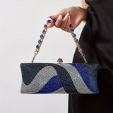 Clutch Celeste con gemas