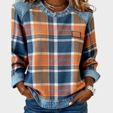 Iva | Suéter con Detalles en Denim