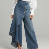 Audrey | Pantalones de mezclilla envolventes