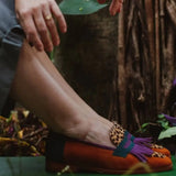 Justa | Mocasines Marrones de Leopardo