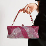 Clutch Celeste con gemas