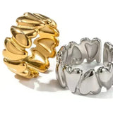 Hazel | Anillo de Corazón Envolvente