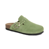 Zueco Palermo Glam Bosque Verde Mujer