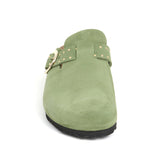 Zueco Palermo Glam Bosque Verde Mujer