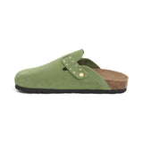 Zueco Palermo Glam Bosque Verde Mujer