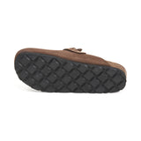 Zueco Palermo Glam Castaña Marrón Mujer