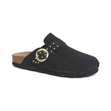 Zueco Palermo Glam Negro Mujer