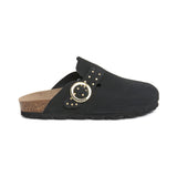 Zueco Palermo Glam Negro Mujer