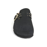 Zueco Palermo Glam Negro Mujer