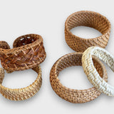 Noelia – Pulsera de Rattan Trenzado