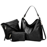 Pack de 3 Bolsos Hobo de Piel de Lujo