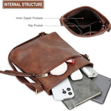 Pack de 3 Bolsos Hobo de Piel de Lujo