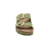 Sandalia Malibu Glam Verde Bosque para Mujer
