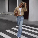 Mónica |  Gabardina chic con cintura ceñida
