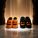 Pumpkin Glow Cotton Home Slippers