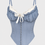 Rosette Lace Camisole Corset