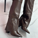 Lara | Botas de cuero marrón