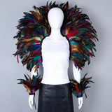 Feather Shawl Set