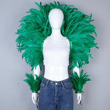 Feather Shawl Set