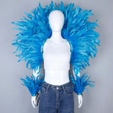 Feather Shawl Set