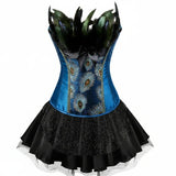 Peacock Empress Corset Set