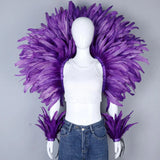 Feather Shawl Set