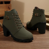 Chloe | Botines elegantes de caña baja con cordones