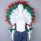 Feather Shawl Set