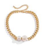 Collar de cadena de perlas Margaux