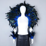 Feather Shawl Set