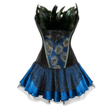 Peacock Empress Corset Set
