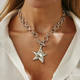 Collar de estrella Celeste