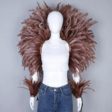 Feather Shawl Set