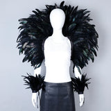 Feather Shawl Set