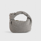 Mini Bolso Woven Remi con Detalle de Nudo