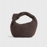 Mini Bolso Woven Remi con Detalle de Nudo