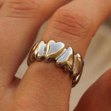 Hazel | Anillo de Corazón Envolvente
