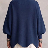 Emma | Cárdigan oversize con cuello y botones metálicos grandes