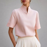 Laia | Blusa de manga corta con cuello