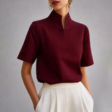 Laia | Blusa de manga corta con cuello