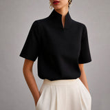 Laia | Blusa de manga corta con cuello