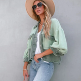 Sandra | Chaqueta vaquera corta para mujer
